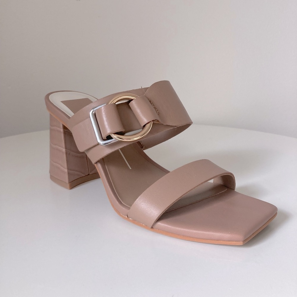 #13. 🆕 NWOT, Dolce Vita, Palyce, Size 6, Cafe Leather Heels, (Women)